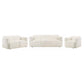 Dorset - Upholstered Round Track Arm Sofa Set