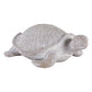 Decorative Figurine - White Resin Coastal Sea Turtle, 5 in.