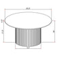 Rowena - Round Sintered Stone Table