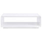 Paseo - Rectangular Cocktail Coffee Table - White High Gloss