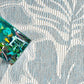 Ocean Blue Tropical Flower Indoor/Outdoor Area Rug: 7'9" x 10'2"