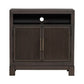 Modern Edge - Bedside Chest With Charging Station - Brown