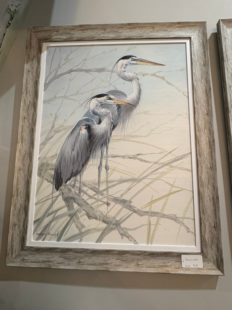 Heron on Watch - Wall Art