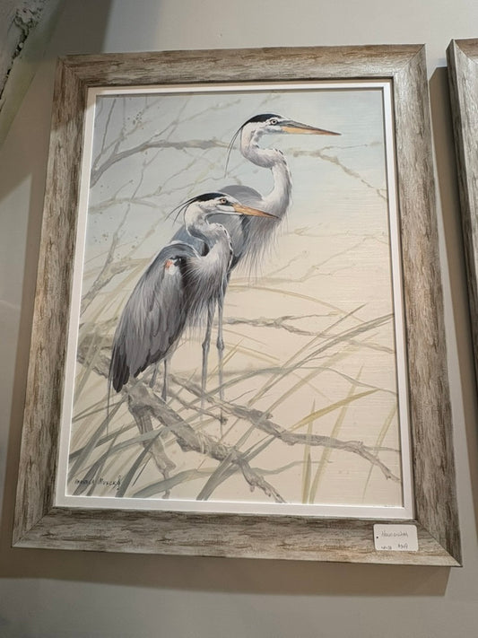 Heron on Watch - Wall Art