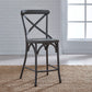 Vintage Series - X Back Counter Chair - Gray