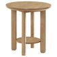 Ottowa - Round Wood Coffee Table Set