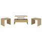 Canoga - Lift Top Cocktail Coffee Table Set - Light Oak