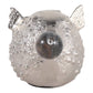 9" Aluminum Fish W/acrylic Ball, Silver