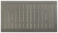 Visola - Gray - RECT Dining Table w/Umb OPT
