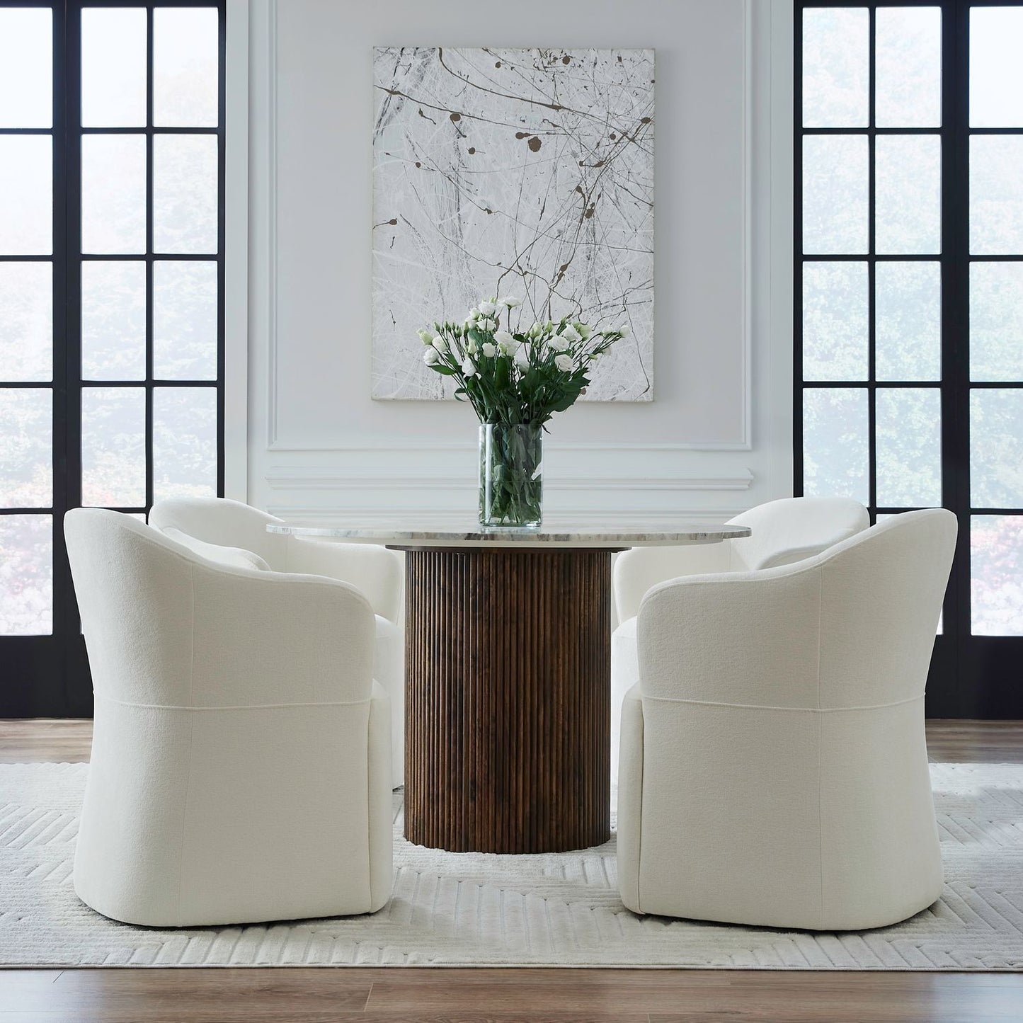 Accent Dining - Accent Chair With Casters