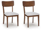 Tameride - Brown - Dining Upholstered Side Chair (Set of 2)