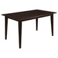 Gabriel - 5 Piece Rectangular 59" Dining Set - Cappuccino