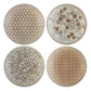 Patterned Plates - Set of 4