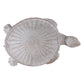 Decorative Figurine - White Resin Coastal Sea Turtle, 5 in.