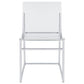 Adino - Acrylic Dining Side Chair (Set of 2) - Chrome