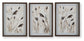 Honslow - Brown / Black / White - Wall Art Set (Set of 3)