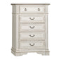 Abbey Park - 5 Drawer Chest - White