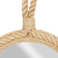 Coastal Brown Jute Rope Wall Mirror