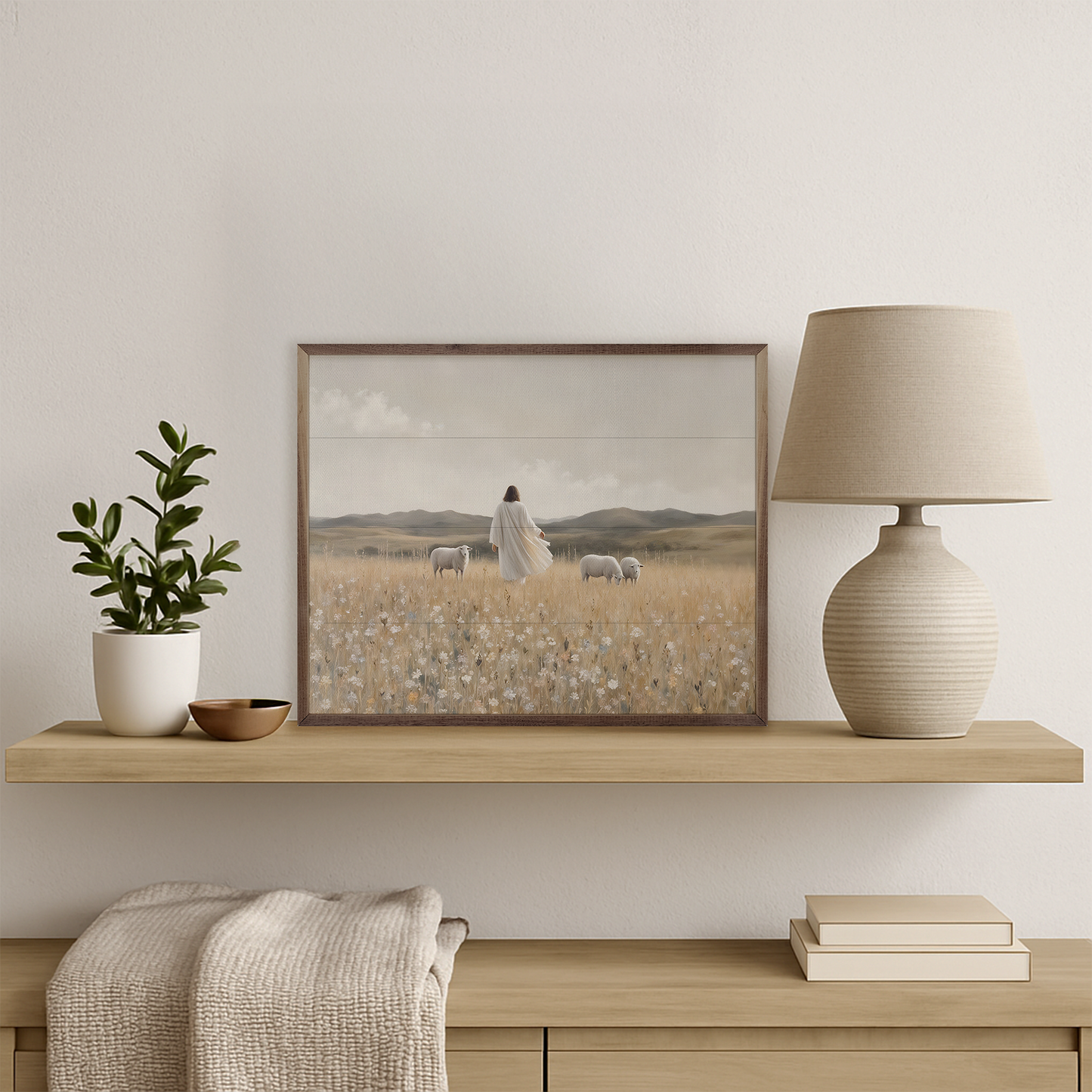 Jesus In The Spring: 20x16