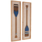 Natural Brown Wood Wall Decor Set