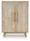 Dallinbury - Natural / White Wash - Accent Cabinet