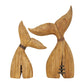 Nautical Brown Wood Sculpture Set