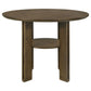 Ottowa - Round Counter Height Dining Table - Brown