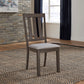 Tanners Creek - Slat Back Side Chair - Dark Gray