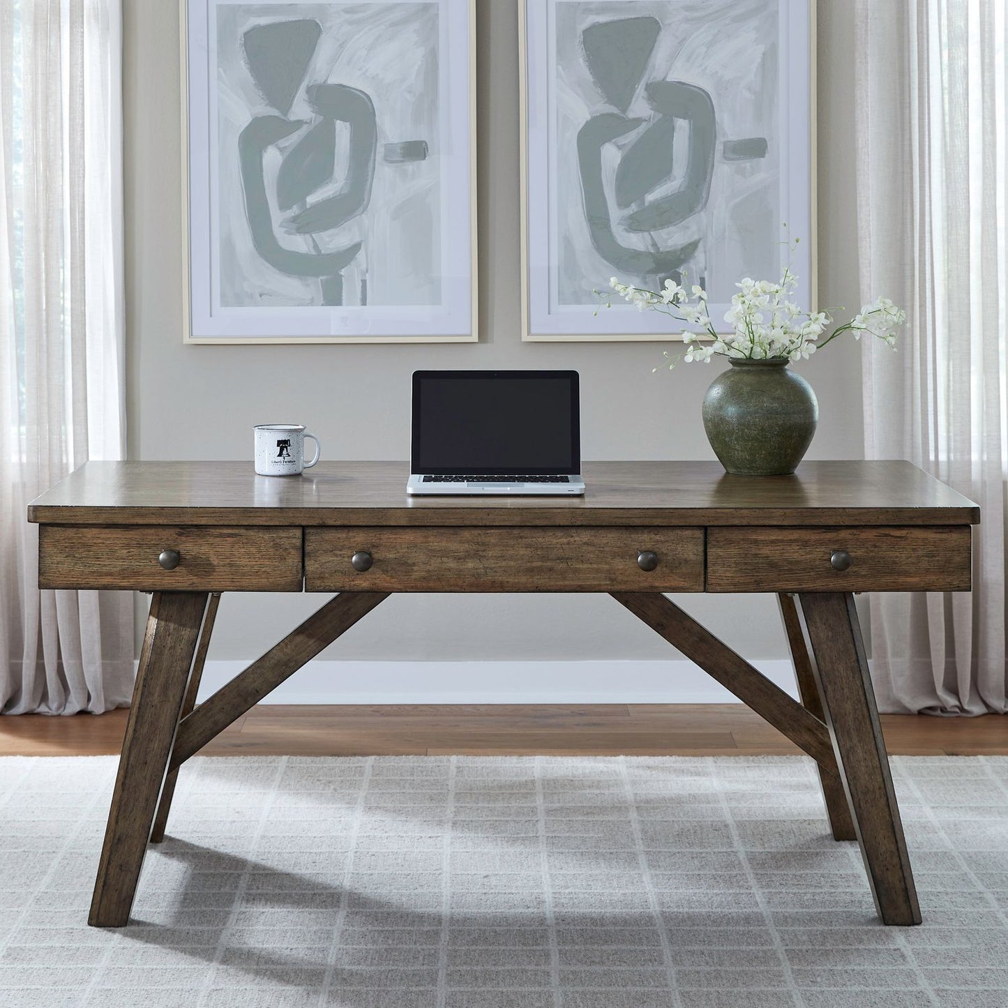 Carolina Park - Writing Desk - Brown