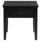 Concord - 1-Drawer Square End Table - Distressed Java