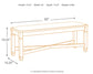 Tyler - Black / Grayish Brown - Upholstered Bench