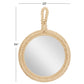 Coastal Brown Jute Rope Wall Mirror