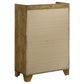 Henderson - 5-Drawer Bedroom Chest Of Drawers - Medium Oak