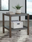 Kallenny - Brown / Gray - Rectangular End Table