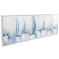 Coastal Blue Canvas Framed Wall Art