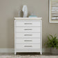 Reflections - 5 Drawer Chest With Lights - White
