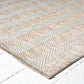 Ocean Striped Beige Brown Indoor/Outdoor Area Rug: 7'9" x 10'2"