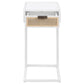 Amherst - 1-Drawer Radio Weave Cane Metal Side Table