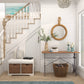 Coastal Brown Jute Rope Wall Mirror