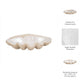 Decorative Bowl - Ivory Resin Coastal Wavy Rim, 16 in.