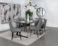 Smith - Rectangular Ceramic Top Dining Table Set