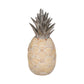 Sculpture - Ivory/Green Resin Seashell Pineapple, 13 in.