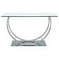 Danville - Rectangular U-Shaped Glass Top Table