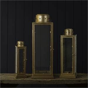 Lanterns - Gold Nested Port (Set of 3)