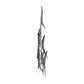 Wall Decor - Blue Metal Coastal School of Fish, 41x17 in.