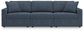 Modmax - Ink - 3-Piece Sectional Sofa - Fabric