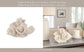 Decorative Figurine - Ivory Resin Coastal Coral, 8 in.