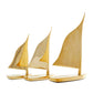 Modern Gold Metal Sculpture Set