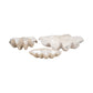 Decorative Bowl - Ivory Resin Coastal Wavy Rim, 16 in.