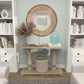 Coastal Brown Mango Wood Tray: Brown